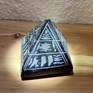 Vintage Egyptian basalt stone sculpture